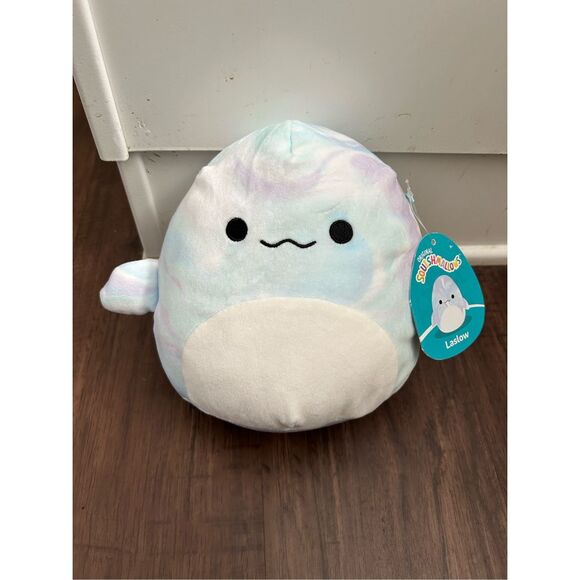 Squishmallows Kellytoy NWT Sea Life Squad 8" Laslow the Beluga Plush Doll Toy - Picture 1 of 6